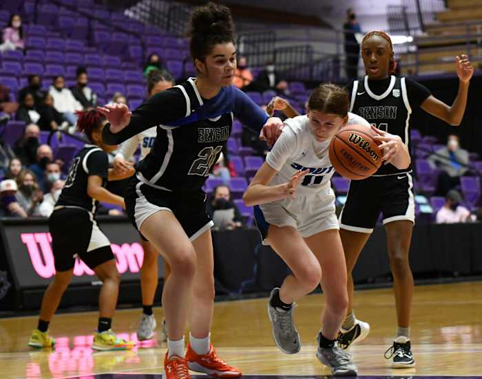 Benson South Medford girls basketball Taylor Balkom 19